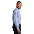 thumbnail image 3 of Port Authority Crosshatch Easy Care Shirt-S (Chambray Blue), 3 of 6