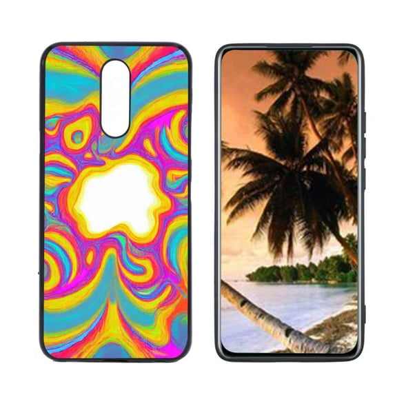 Compatible with LG Solo LTE Phone Case, Abstract-Psychedelia-Hippie-11 Case Silicone Protective for Teen Girl Boy Case for LG Solo LTE