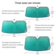 thumbnail image 5 of Iauyy Foldable Windshield Sun Shade for Cars, Interior Sun Protection for car UV Protection for Sedan/SUV/Truck, (S/M/L) A Paper Texture, 5 of 8