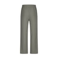 thumbnail image 4 of Casual Linen Trousers For Everyday Comfort And Stylish With Button Detail In A Revamped Classic Style For Men, 4 of 4