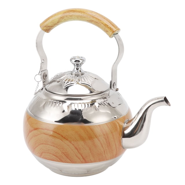 Bouilloire à Café, Théière 1L Bouilloire à Thé en Acier Inoxydable Ultra Réactif