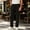 Black, variant on Mens Big & Tall Casual Golf Pants Drawstring Elastic Waist Baggy Sweatpants Flat Front Slacks Lightweight Loose Fit Summer Beach Trousers Size M-5XL Black