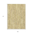 thumbnail image 3 of 9' X 12' Gold And Brown Striped Washable Indoor Outdoor Area Rug, 3 of 5