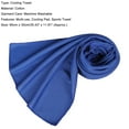 thumbnail image 3 of Yesbay Cooling Towel Lightweight Instant Cooling Cotton Outdoor Sports Cooling Towel for Cycling,Silver, 3 of 8