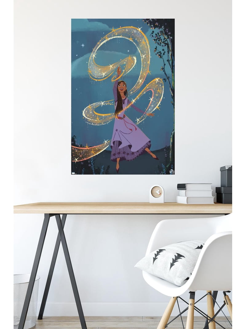 Disney Wish - Collage Poster 6 (Asha) Wall Poster, 22.375