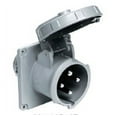 thumbnail image 2 of Hubbell Wiring Device-Kellems Pin and Sleeve Inlet,100A,125/250V,Gray M4100B12R, 2 of 2