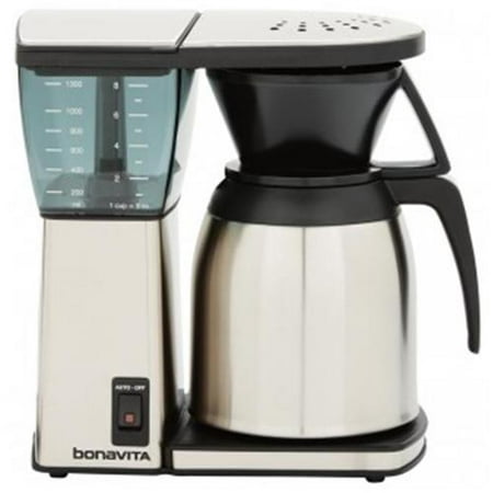 Espresso Supply BV1800SS Bonavita 8 cup Coffee Maker, Stainless Steel Lined Thermal Carafe ...