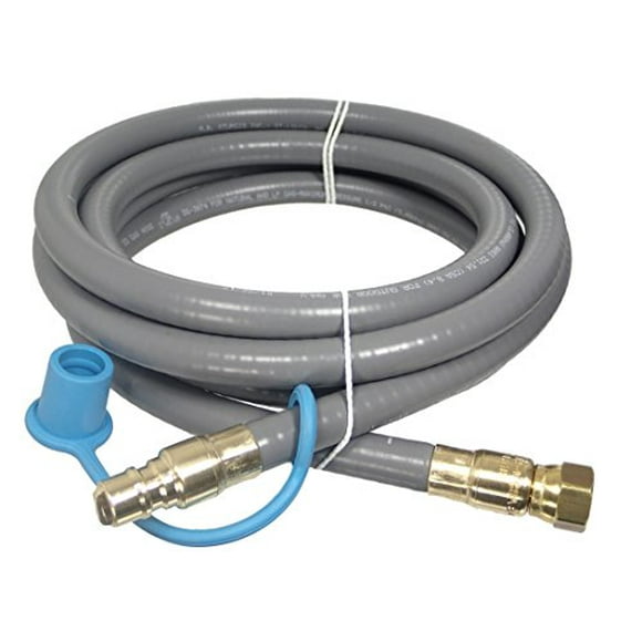 M.B. Sturgis Inc. 3/8" ID Natural Gas BBQ Grill Quick Disconnect Gas Connector (18 Feet)