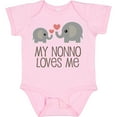 thumbnail image 3 of Inktastic My Nonno Loves Me Grandson Boys or Girls Baby Bodysuit, 3 of 5