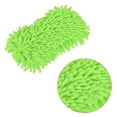 thumbnail image 5 of Uxcell Microfiber Chenille Dry Duster Gloves Washing Cleaning Sponge Mitten, Light Green 2 Pack, 5 of 5