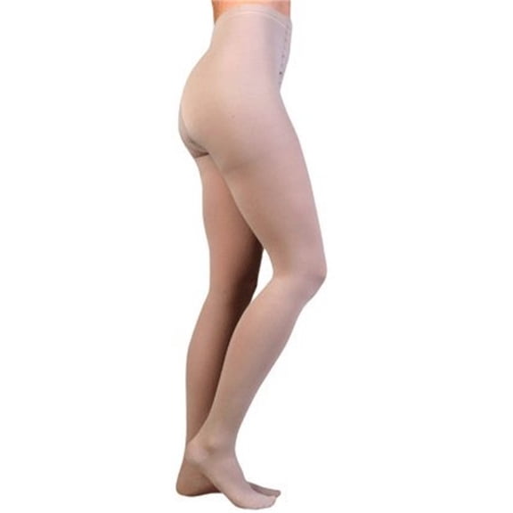 Juzo Soft 2001 Closed Toe Pantyhose w/Open Crotch - 20-30 mmHg Beige II Reg 2001ATFFOC14 II