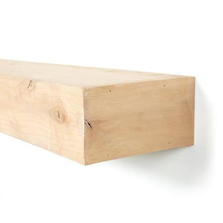 Oak Mantel - Dogberry Collections Rough Hewn Fireplace Mantel Shelf