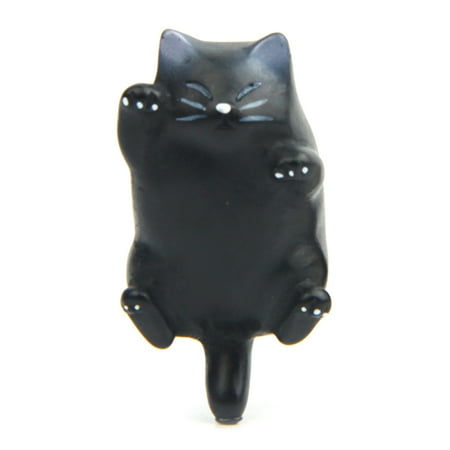 

Prosgs Cartoon Fat Cat Animal Refrigerator Magnetic Sticker Resin Fridge Home Decor