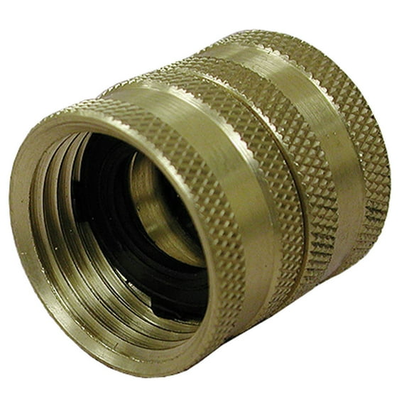Jones Stephens Brass Swivel Hose Fitting Female Thread - 3/4" FH x 3/4"