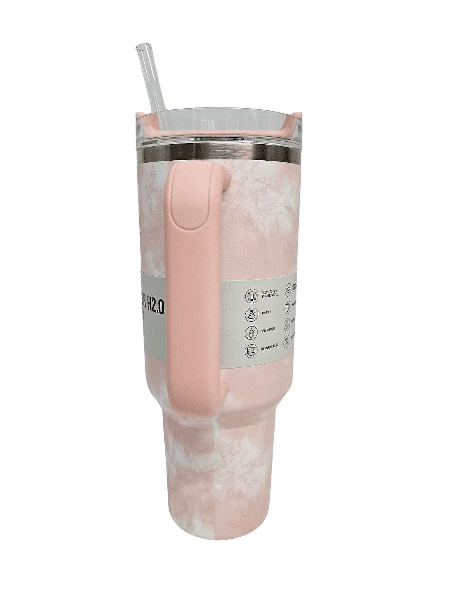 Stanley Quencher H2.0 40oz Stainless Steel Tumbler Peach Tie Dye Limited  Edition Color 