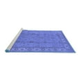 thumbnail image 2 of Ahgly Company Machine Washable Indoor Rectangle Oriental Blue Traditional Area Rugs, 2' x 3', 2 of 4