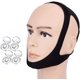 thumbnail image 1 of Solución antirronquidos con correa de barbilla, clip de 4 nariz para usuarios de cpap, respiraderos de nariz para hombres y mujeres, ayuda a dejar de roncar Feliz Sencillez, 1 of 5