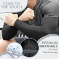 thumbnail image 3 of 3 pares de fundas de protección solar Unisex, fundas de brazo refrescantes transpirables para actividades al aire libre, ciclismo, correr, montañismo, 3 of 5