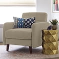 thumbnail image 2 of Elle Decor Natalie Arm Chair in Beige, 2 of 6