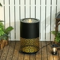 thumbnail image 2 of Outsunny Outdoor Water Fountain with LED Lights Garden Waterfall Fountain, 2 of 10