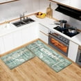 thumbnail image 6 of Yamaziot Kitchen Runner Rug Mat, Anti Fatigue Kitchen Rugs and Mats Set of 2, Comfort Non Slip Cushioned Standing Mat for Floor, Waterproof Indoor Rug for Sink, Laundry Room, 18"x48"+18"x30", 6 of 8