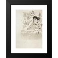 thumbnail image 2 of Édouard Manet 13x18 Black Modern Framed Museum Art Print Titled - Frontispece for an Edition of ‘Les Ballades’ by Theodore De Banville (1874), 2 of 5