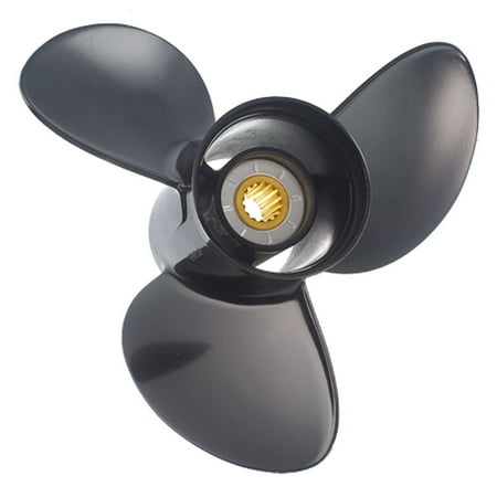 UPC: 0824375036712 | Solas 3311-121-09 Amita 3 Aluminum  3 Blade Boat Propellers  RH  12.1 In. Diameter x 9 In. Pitch x 13  Spline