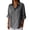 Grey, variant on Long Sleeve Cotton Linen Shirts for Women Fashion Loose Fit Turn Down Collared Shirts V Neck Summer Tops Casual Blouses