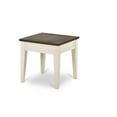 thumbnail image 3 of Cayla 1 Drawer End Table in Dark Oak and White, 3 of 6