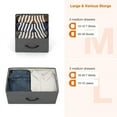 thumbnail image 2 of Dresser for Bedroom, Tall Storage Drawers, Fabric Storage Tower with 9 Drawers, Chest of Drawers with Fabric Bins, 2 of 8