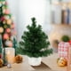 thumbnail image 5 of Árbol De Plástico Árbol de Navidad de mesa de 35 cm, artificial, de plástico, para decoración de fiestas navideñas en interiores (1 unidad) Rkxzt, 5 of 8
