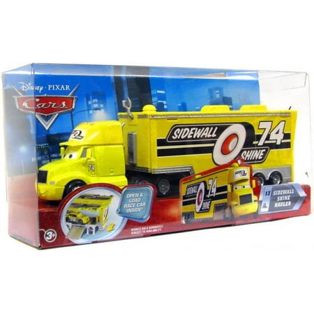 Car Movie Cars - Disney Cars Movie Haulers Sidewall Shine Hauler Diecast Car Playset