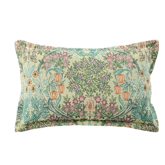 Better Homes & Gardens Hannah Flowing Floral Throw Pillow Cover, 14x24 Inch (1 Unit)