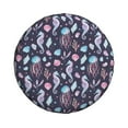 thumbnail image 3 of Rv Spare Tire Cover 17 inch - Watercolor Marine Animals Tire Covers for Trailers, Adjustable Camper Spare Tire Cover, 3 of 7