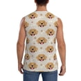 thumbnail image 4 of Daiia Labrador Retriever Dog Printed Men's Tank Tops,Casual Soft Sleeveless Gym Muscle Shirts Bodybuilding Tee-Large, 4 of 8