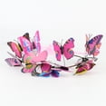 thumbnail image 5 of Bandeau Élégant pour Femmes Rose avec Sangle et Fleurs, Accessoire de Fête, 5 of 5