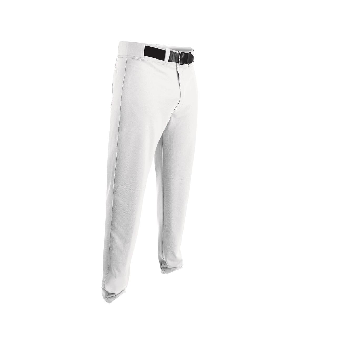 Rawlings Youth Boys White Buttoned Baseball Pants Elastic Bottoms Medium M New 