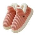 thumbnail image 4 of YLYL Women Men Cloud Slippers Booties Cozy Warm Soft Plush Fur Lined Comfy Fluffy Winter Indoor Outdoor House Shoes, 4 of 8