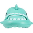 thumbnail image 4 of Women's Shark Slippers Men Summer House Pillow Sandals Indoor and Outdoor Kids Bedroom Open Toe Animal Cute Non-slip Cloud Shower Spa Shoes, 4 of 7