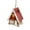 Style B, variant on Christmas Cabin Ornaments Christmas Decorations Luminous Wooden Cabin LED Wooden Christmas Cabin Desktop Ornaments