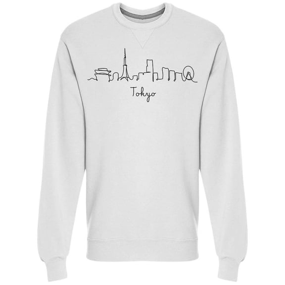 One Line Tokyo City Sweatshirt Men's -Image by Shutterstock