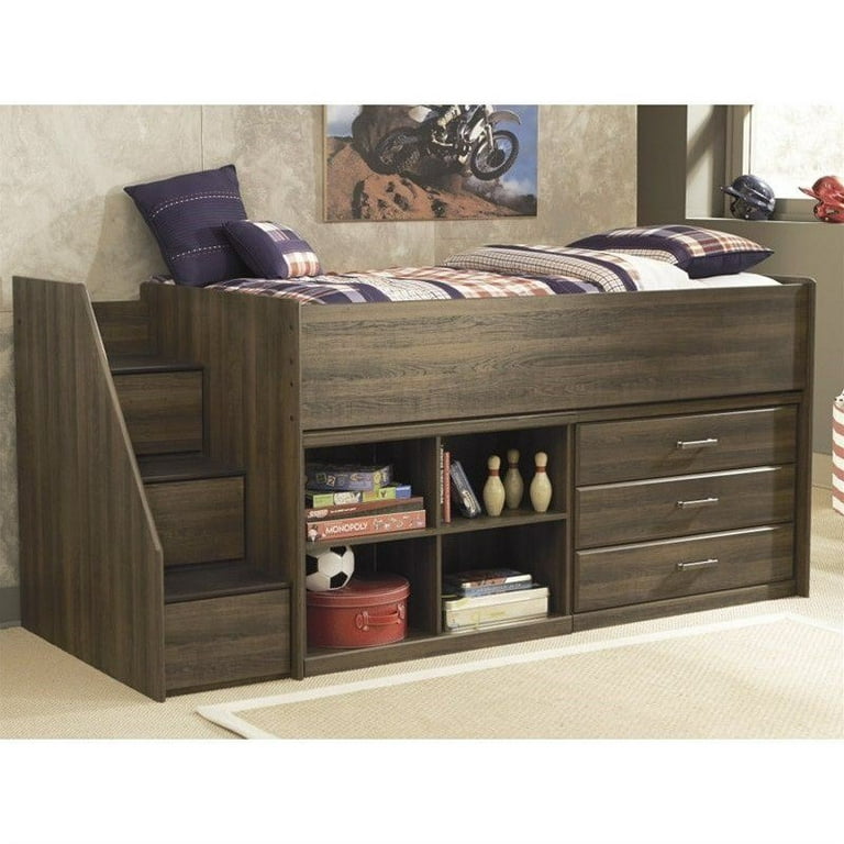 Ashley furniture loft bed with stairs outlet