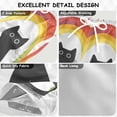 thumbnail image 2 of FORMRS Boys Swim Trunks Quick Dry Mesh Liner Boardshorts Sizes XS-XL, Black Cat Rainbow, 2 of 7