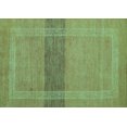 thumbnail image 1 of Ahgly Company Indoor Rectangle Abstract Turquoise Blue Modern Area Rugs, 7' x 9', 1 of 4