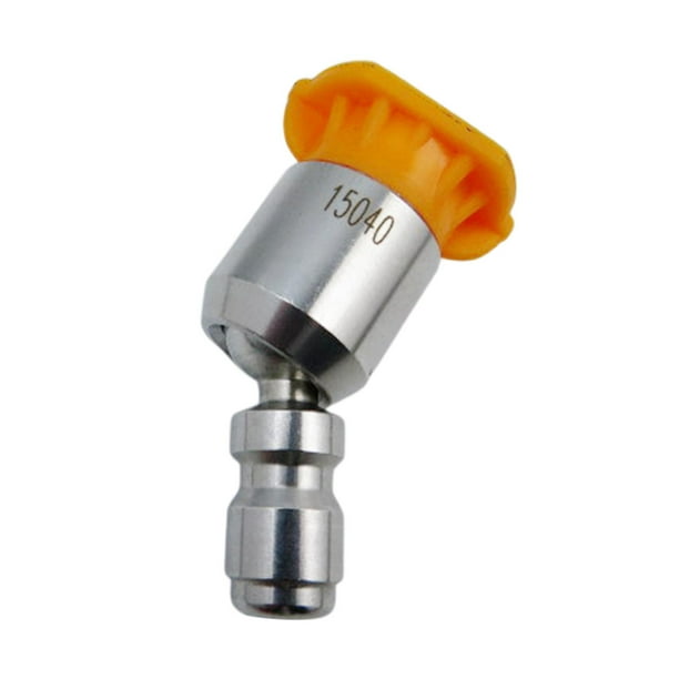 Boquilla para hidrolavadora de 4000 PSI, multifunción, accesorios para lavado de autos, alta presión 15 grados