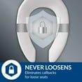thumbnail image 5 of Bemis 955SSCT Commercial Plastic Round Toilet Seat, Available in Various Colors, 5 of 8