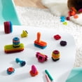 thumbnail image 2 of Building Blocks B. toys Bristle Block Stackadoos a partir de 2 años, 2 of 7
