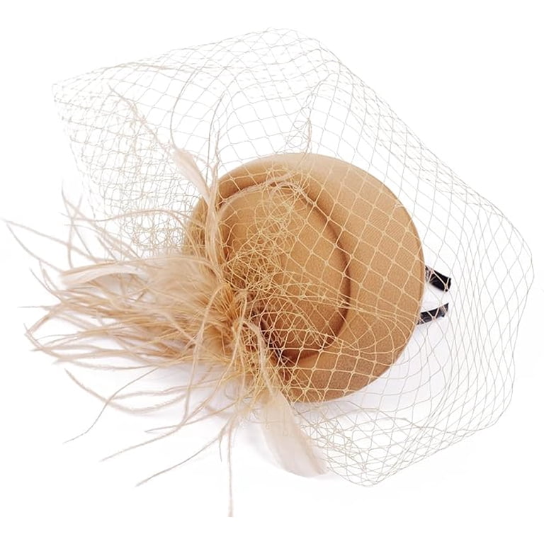 Fascinators Hats 20s 50s Hat Pillbox Hat Cocktail Tea Party  display picture 2