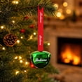 thumbnail image 4 of 24 Pack Christmas Hanging Ornaments with Printed Ribbon,Christmas Mood-Creating Decorations for Christmas Tree Gift Decor,DIY Holiday Arrangement and Home Styling,Green, 4 of 7