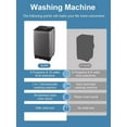 thumbnail image 6 of 17.7 lbs Full Automatic Washing Machine with LED Display Compact Washing Machine with Drain Dump, 10 Wash Programs and 8 Water Levels Ideal for Dorms, Apartments, Grey, 6 of 13